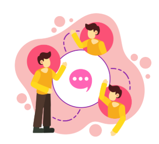Illustration échanges et lien social
